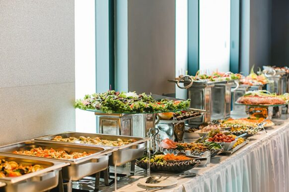 Buffet catering for weddings